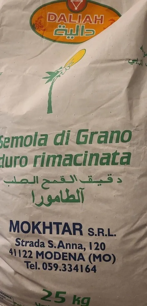 Semola di grano duro rimacinata