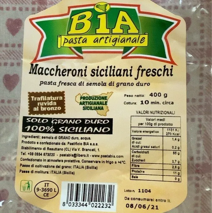 Pasta artigianale
