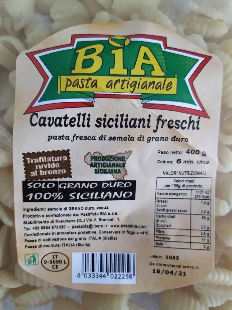 BIA PASTA ARTIGIANALE