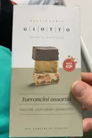 Torroncini assortiti, naturali, cioccolato, pistacchio