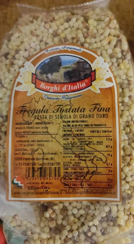 Fregola tostata fine