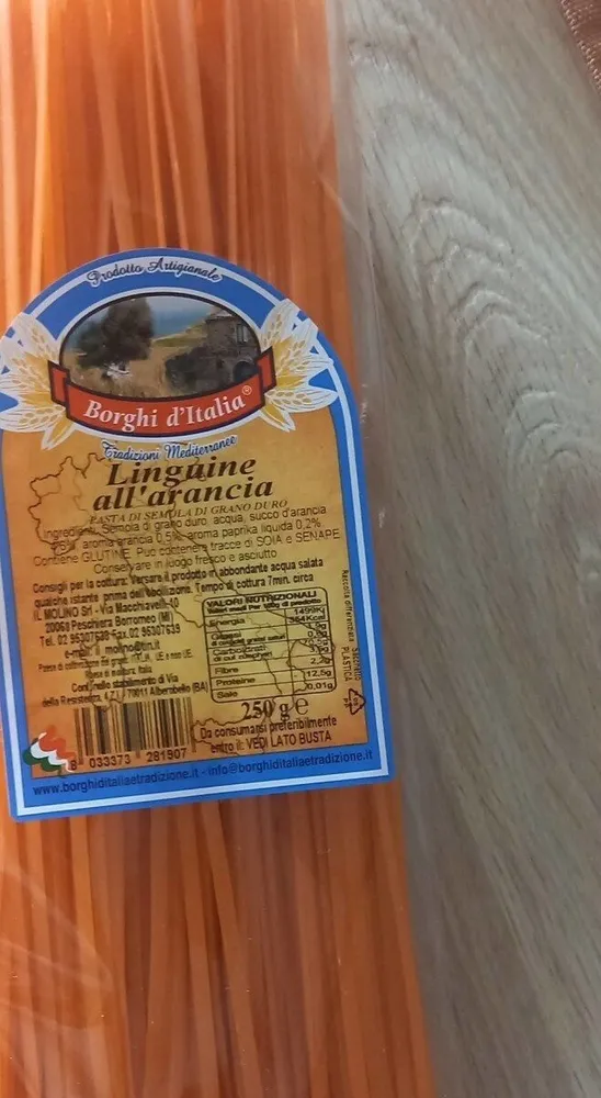 Linguine all'arancia