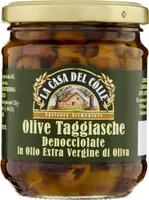Olive taggiasche denocciolate in olio extra vergine di oliva