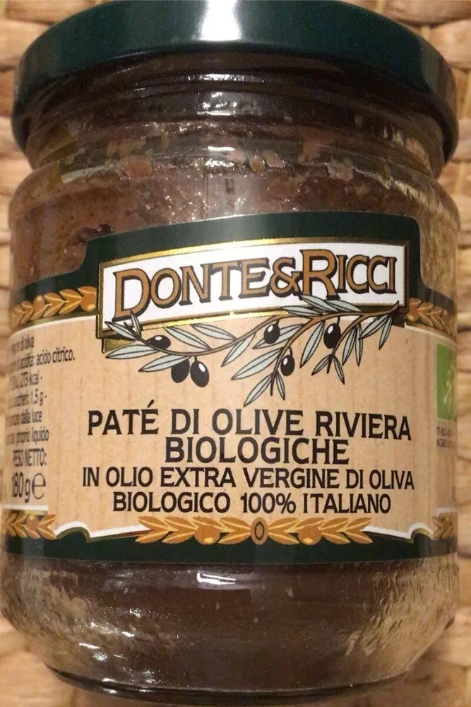 Pate’ di olive riviera biologiche