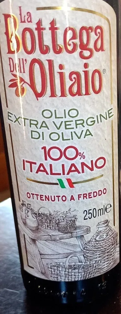 Olio extra vergine di oliva 100% italiano