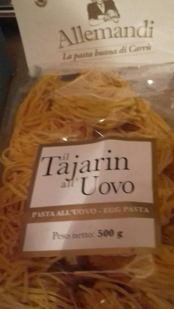 Il tajarin all'uovo