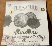 Raviolini con gramagio e tartufo