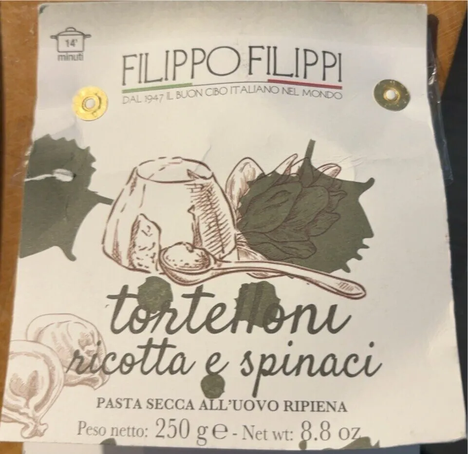 Tortelloni ricotta e spinaci