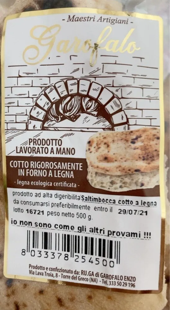 Saltimbocca cotto a legna