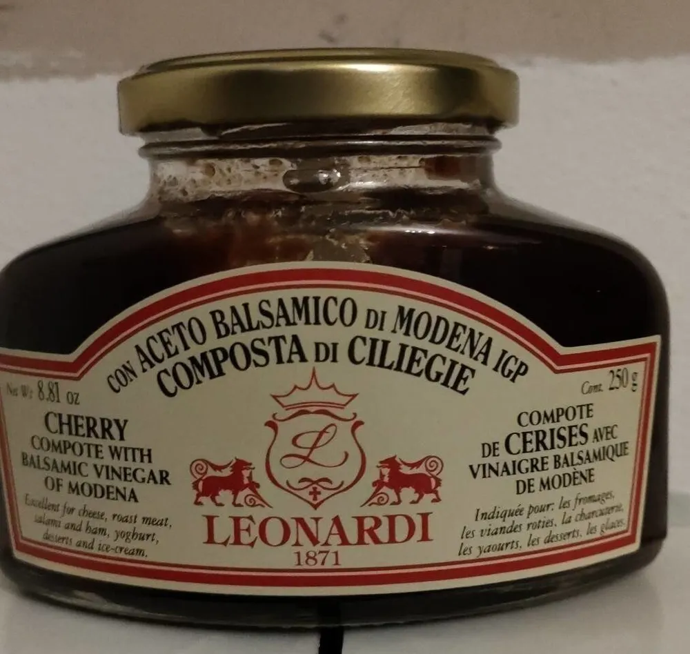 Composta di ciliegie con aceto balsamico di Modena IGP