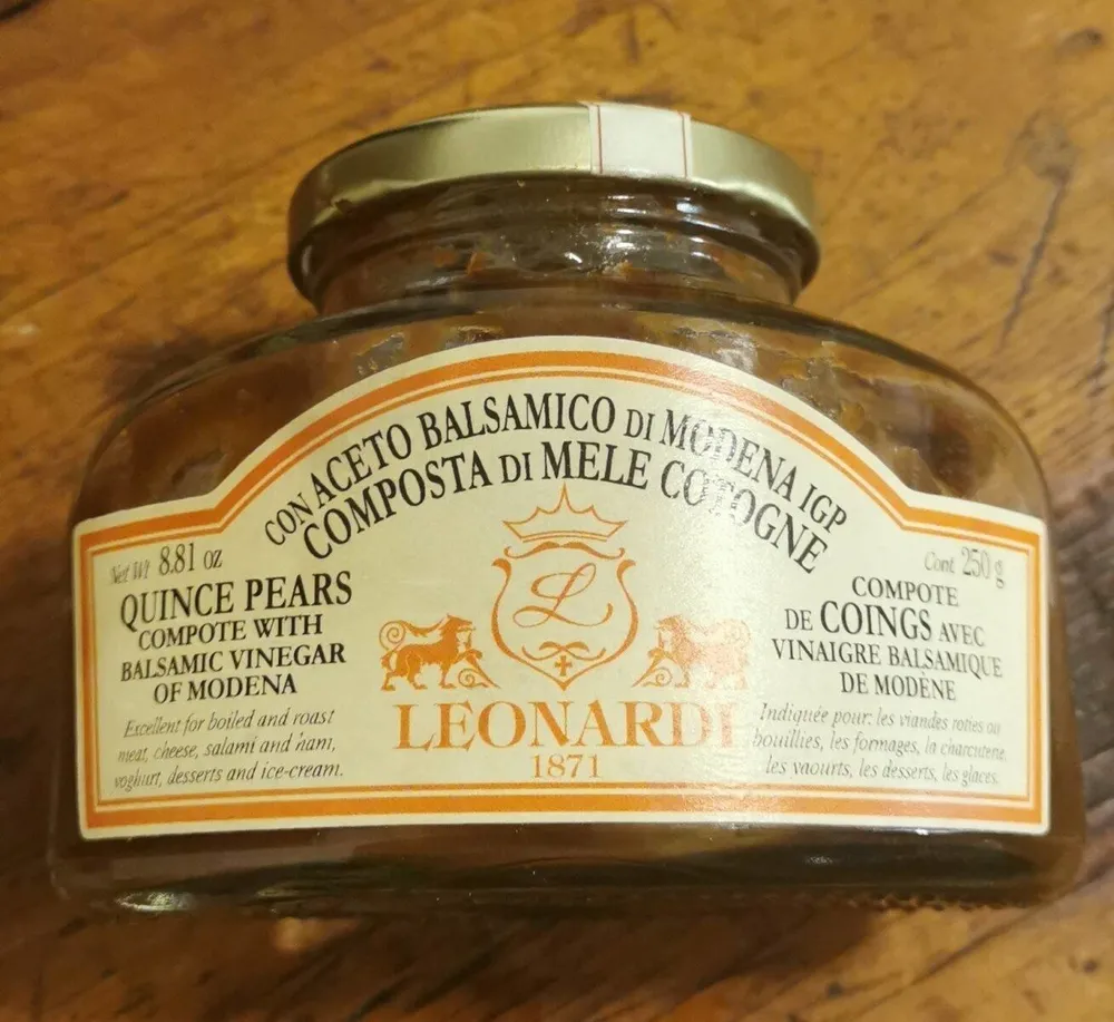 Composta di mele cotogne con aceto balsamico