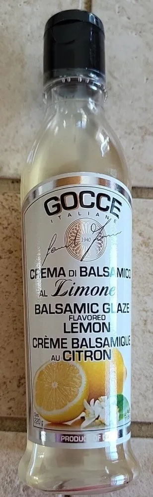 Crème balsamique au citron