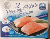 Porzioni di filetto di salmone