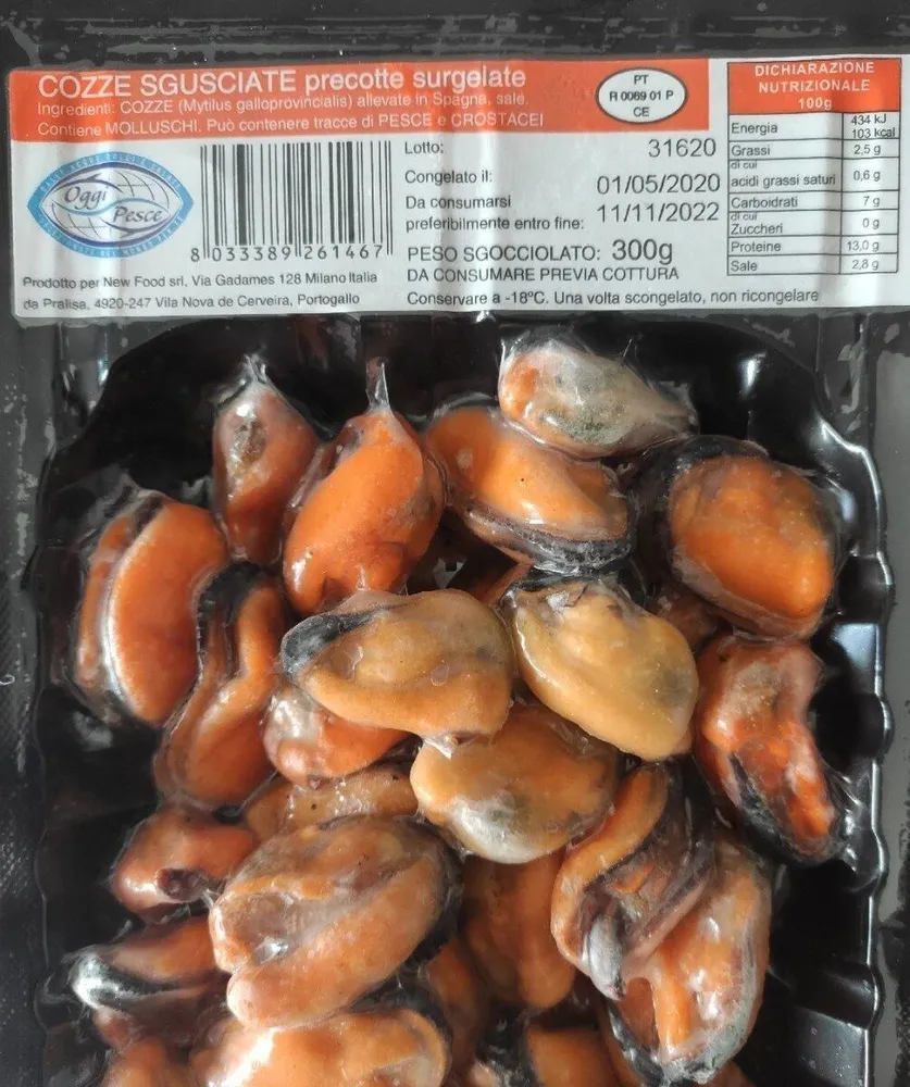 Cozze sgusciate