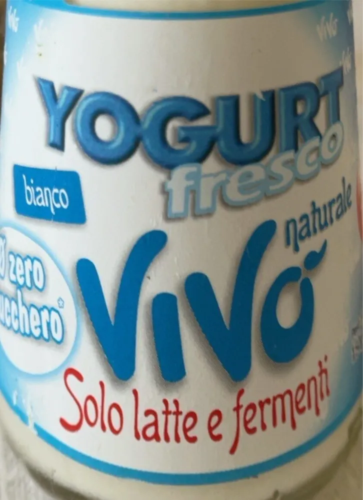 Yogurt fresco bianco zero zucchero Vivò