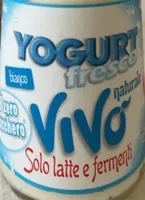 Yogurt fresco bianco zero zucchero Vivò