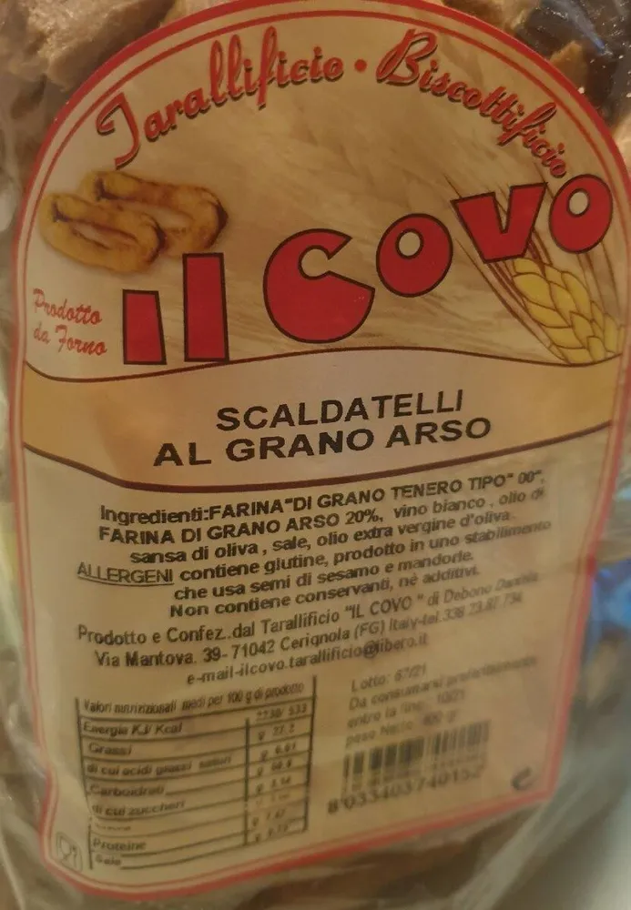 Scaldatelli al grano arso