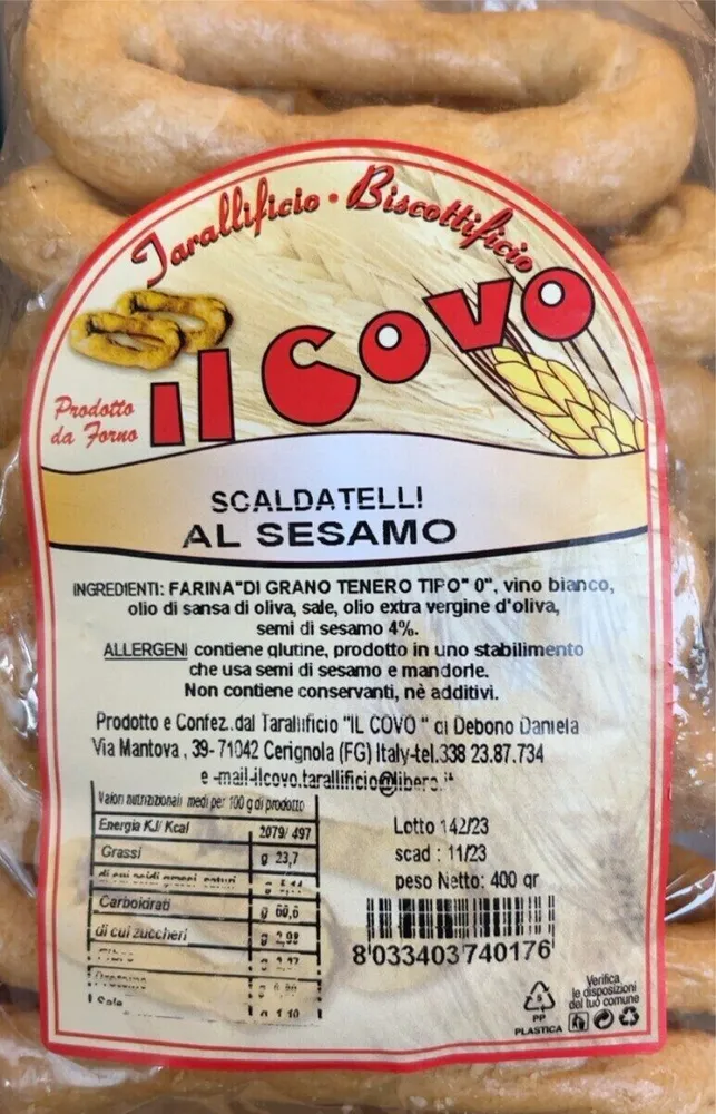 Scaldatelli al sesamo