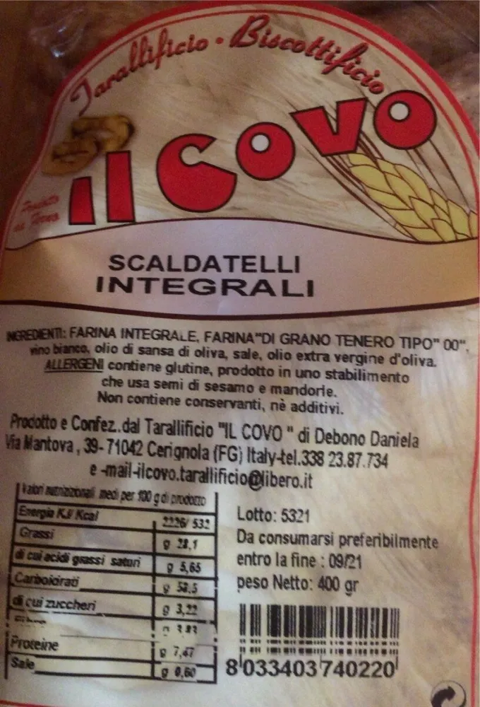 Scaldatelli integrali