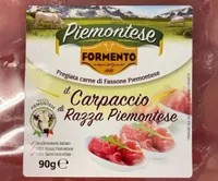 Il carpaccio di razza piemontese