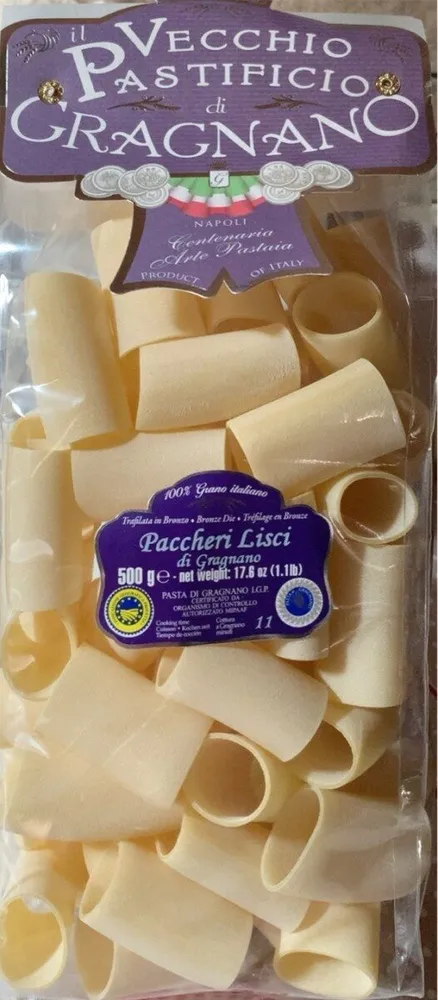 Paccheri lisci