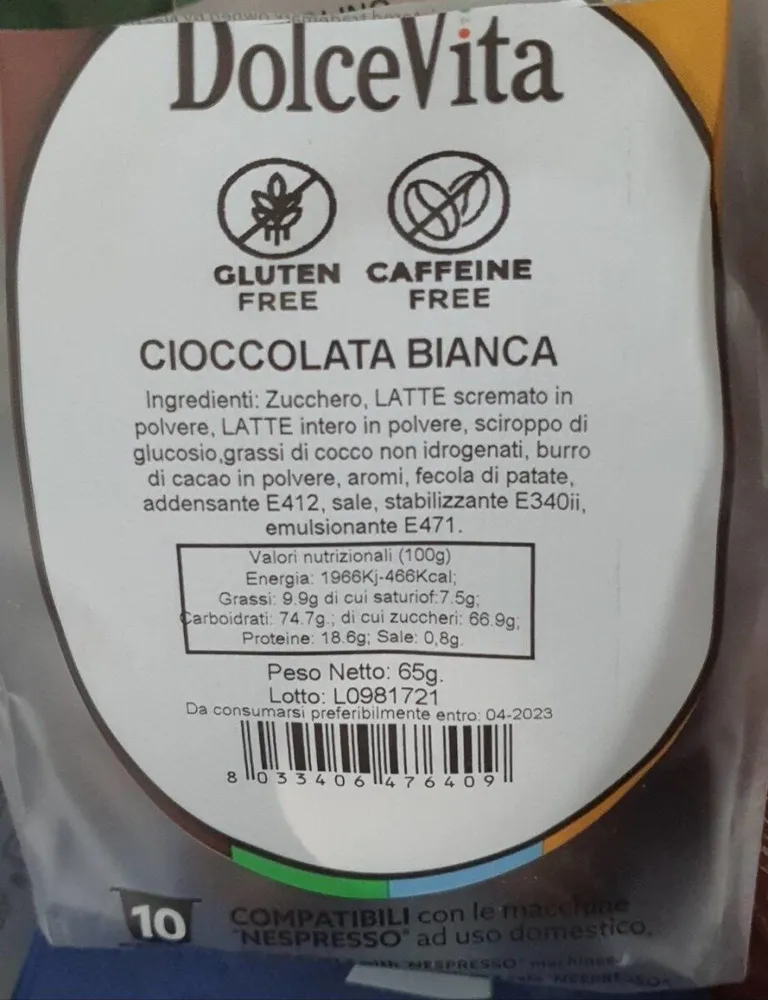 Cioccolata Bianca
