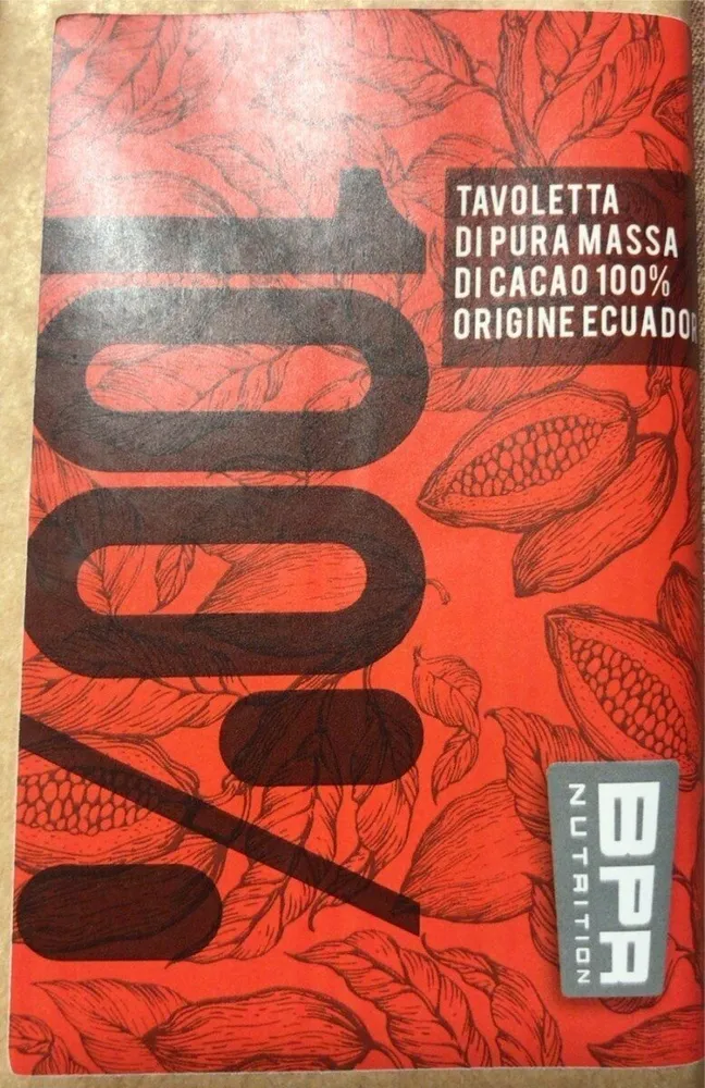 Tavoletta di pura massa di cacao 100%