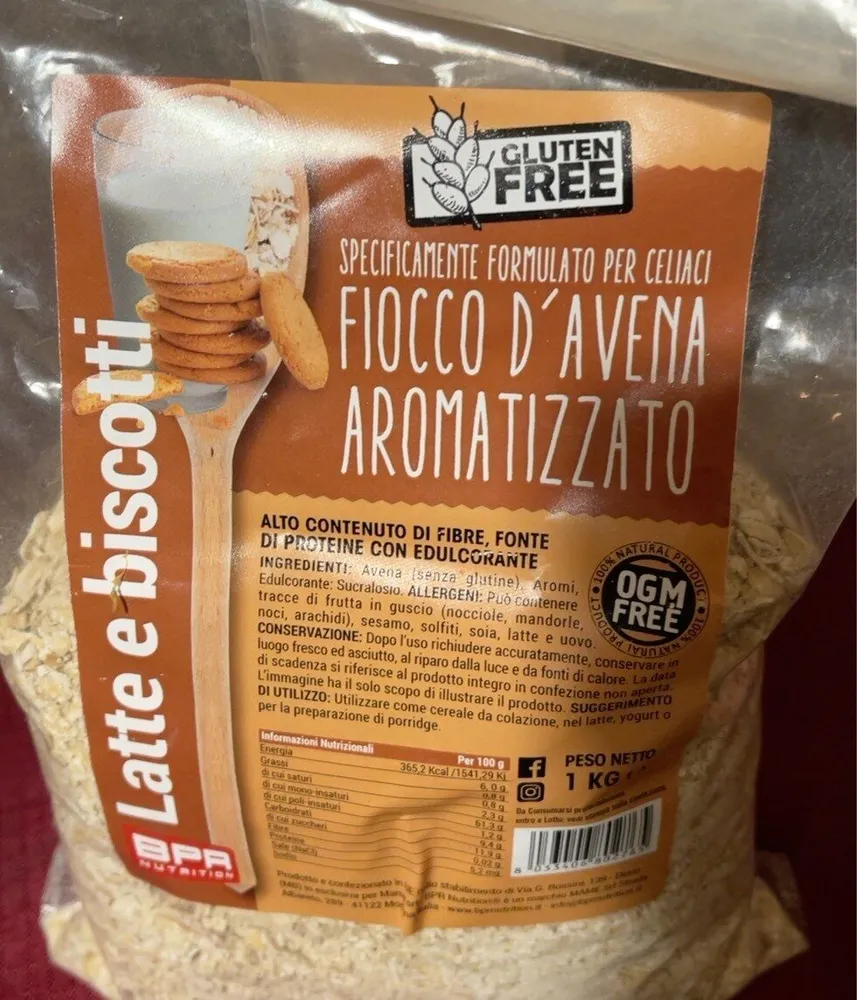 Fiocco d’avena aromatizzato