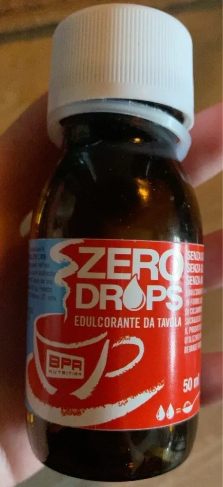Zero drops edulcorante da tavola