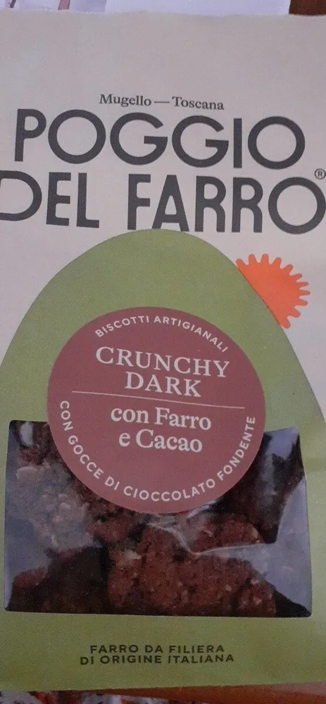 Biscotti artigianali con farro e cacao