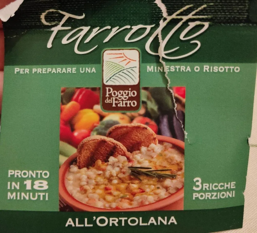 Farrotto all'ortolana