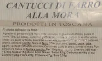 Cantucci di farro alla mora