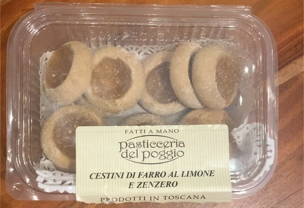 Cestini di farro al limone e zenzero