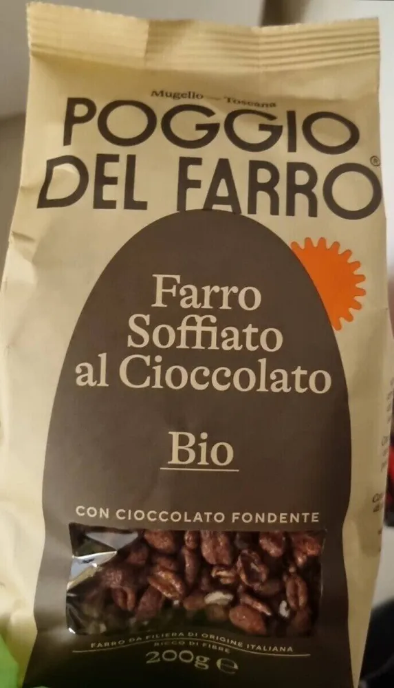Poggio del farro organic puffed spelt with dark chocolate