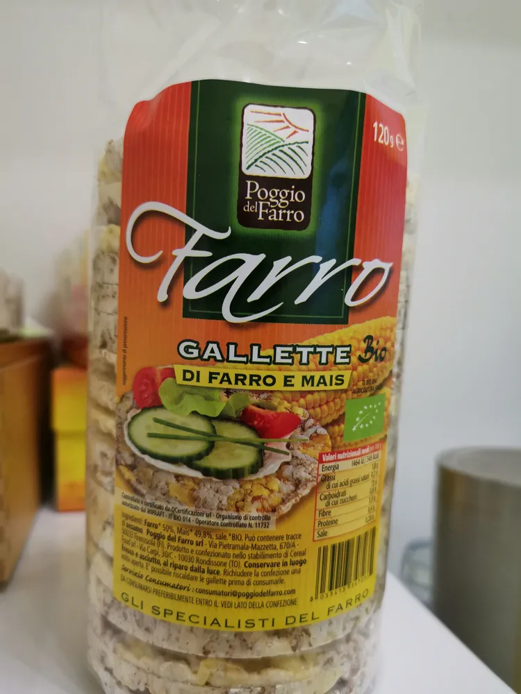 Gallette di farro e mais