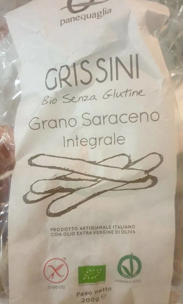 GRISSINI PANEQUAGLIA GRANO SARACENO