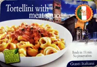 Tortellini with meat sauce