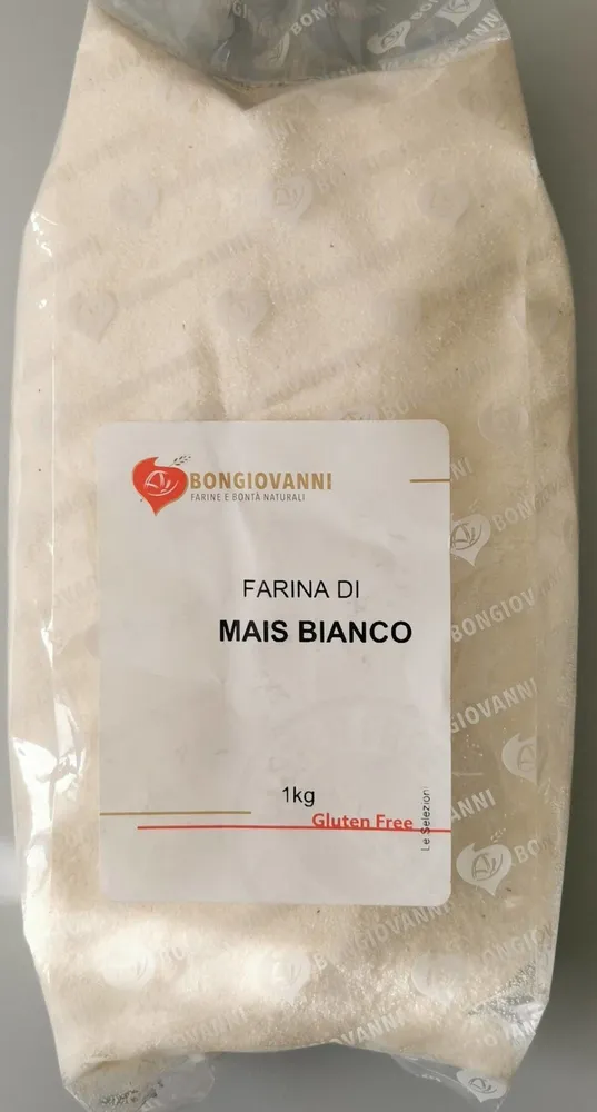Farina di mais bianco