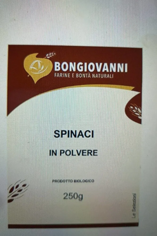 Spinaci in polvere