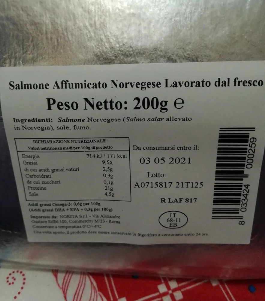 Salmone affumicato
