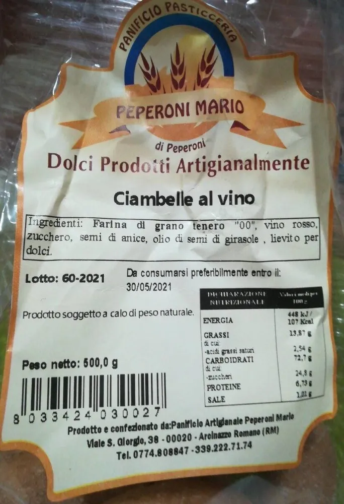 Ciambelle al vino