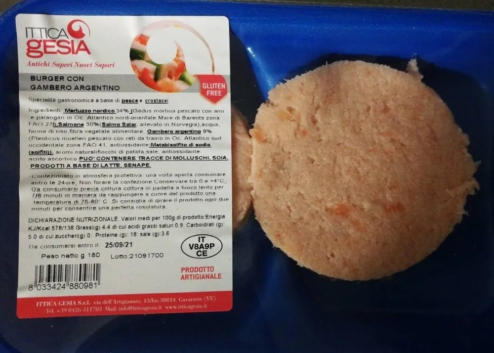 Burger con gambero argentino