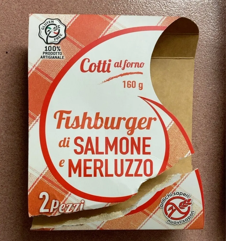Fishburger di Salmone e Merluzzo