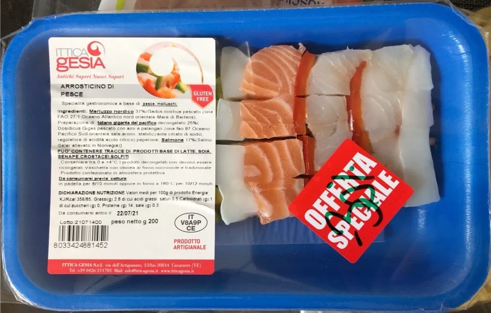 Arrosticino di pesce