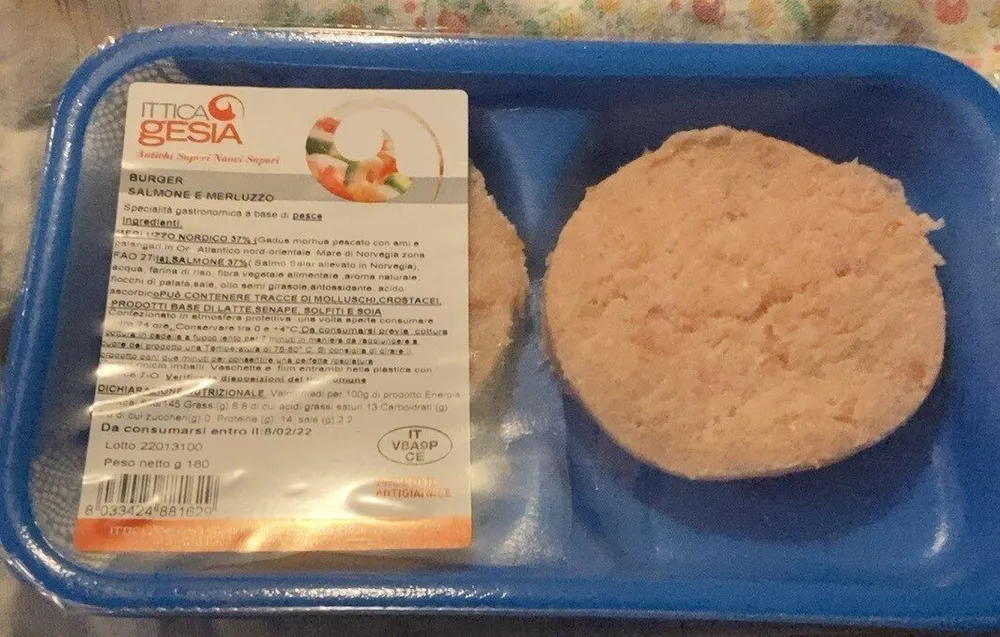 Burger Salmone e Merluzzo