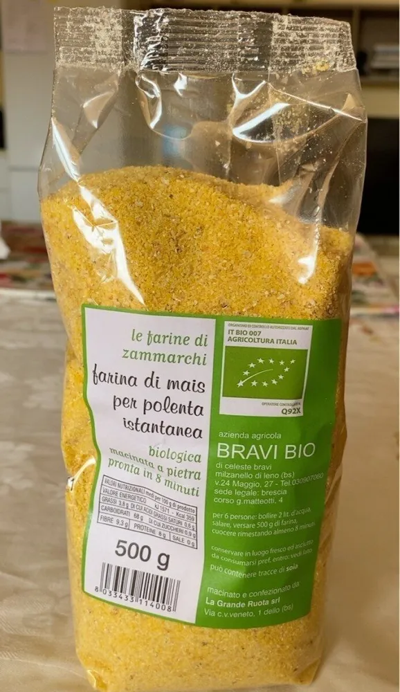 Farina di mais per polenta instantanea