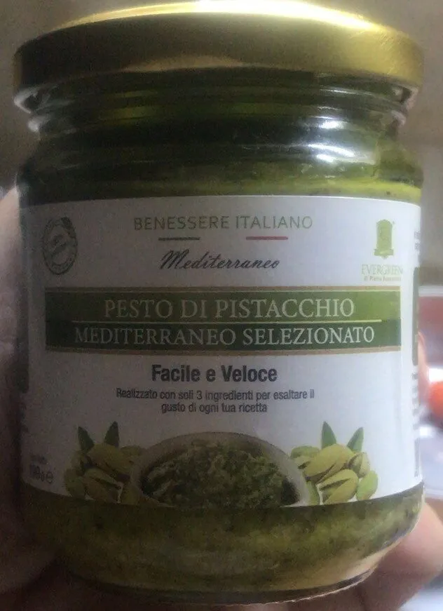 Pesto di pistacchio mediterraneo selezionato