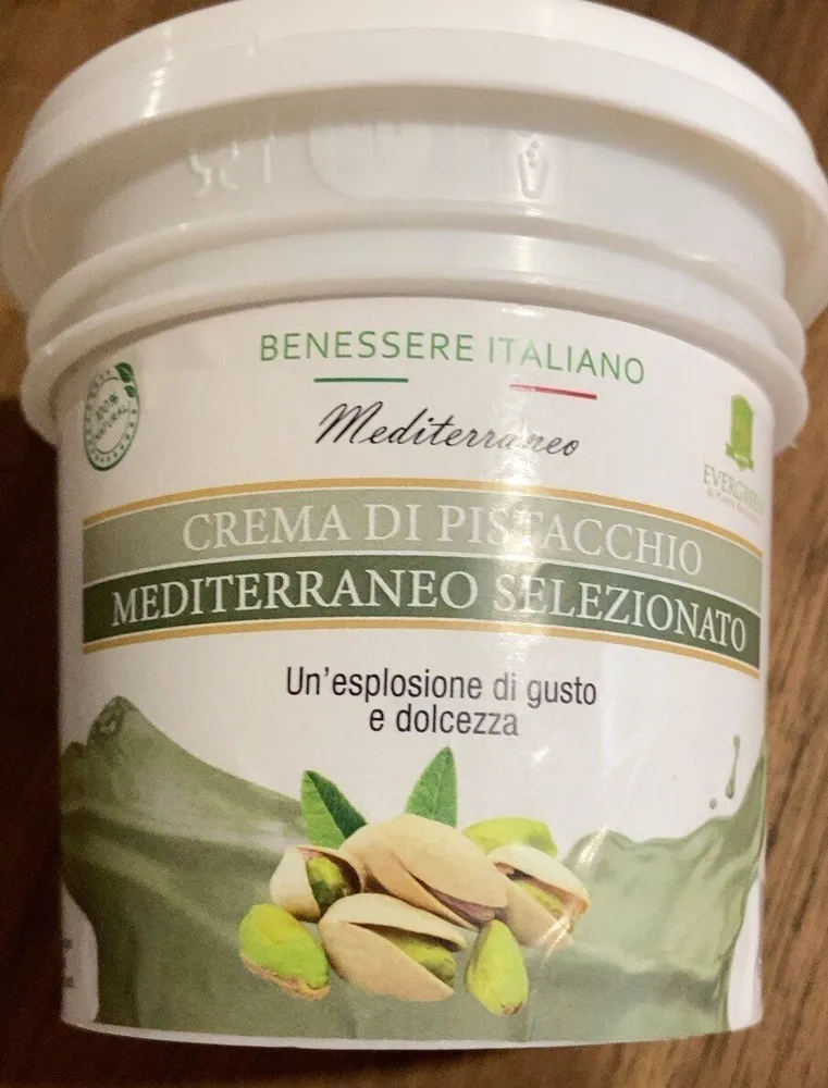 Crema di pistacchio mediterraneo selezionato