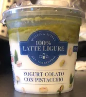 Yogurt colato con pistacchio