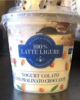Yogurt colato con pralinato croccante